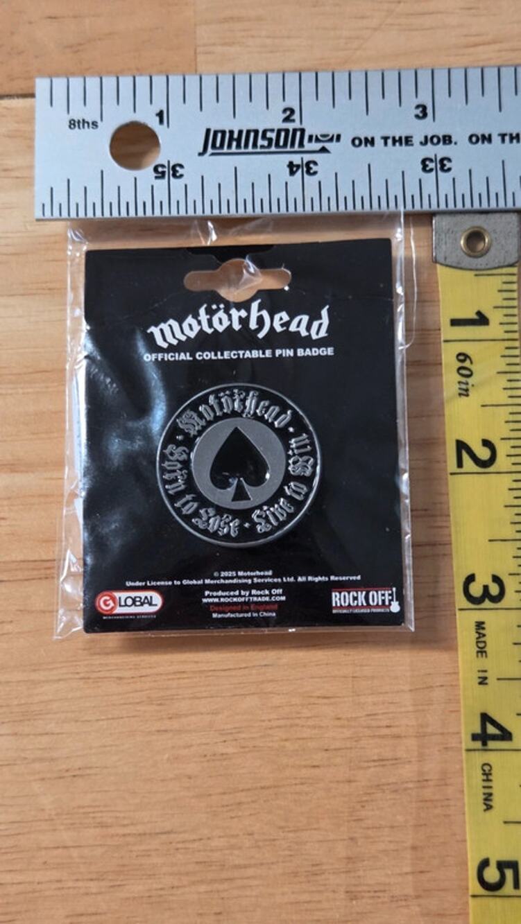 Motorhead Warpig Ace of Spades Official Collectible Enamel Pin Badge Rock Off